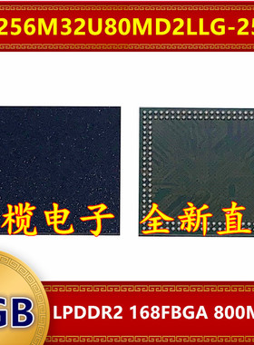 SM256M32U80MD2LLG-25BT LPDDR2 800Mbps 1GB 168FBGA 内存芯片