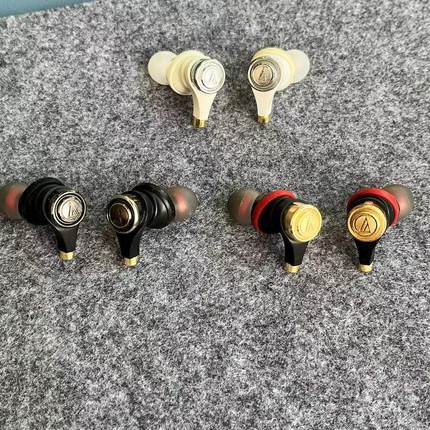 原装铁三角ATH-cks55x重低音女音动圈耳机升级mmcx带麦耳机线通话