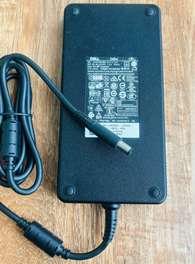 原装戴尔19.5v12.3a外星人游匣电源适配器240w大口带针74*50充电