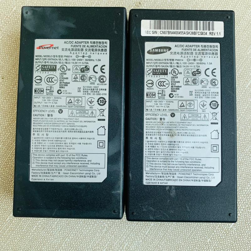 二手原装拆机剪线三星14v5.72a电源适配器80w开关电源适配充电器