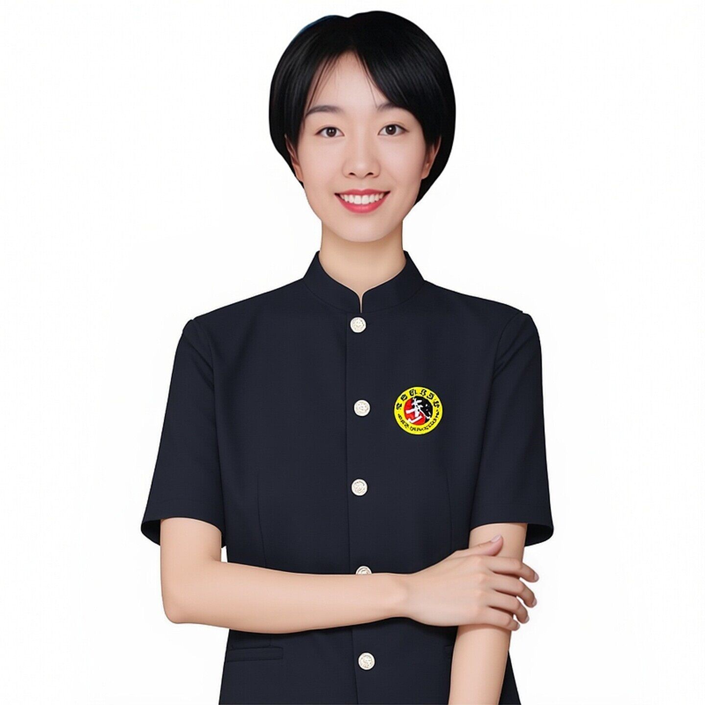 武术套路裁判服短袖男女武协标准图片