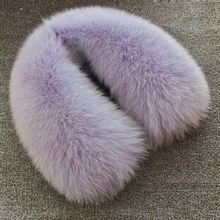 狐狸毛皮毛一体真毛领子单卖翻领方领圆领衣领男女通用假领子冬季