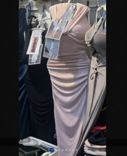 连衣裙修身 高级感荡领无袖 显瘦露背包臀裙 正品 韩国直邮代购