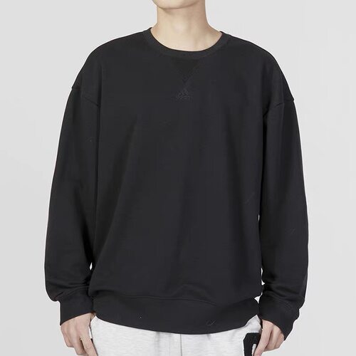 Adidas/阿迪达斯男春秋透气宽松休闲简约运动圆领套头卫衣 IC9807