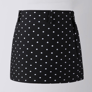 包臀裙女童波点半身裙高腰儿童A字裙韩版一步裙小女孩中大童短裙a