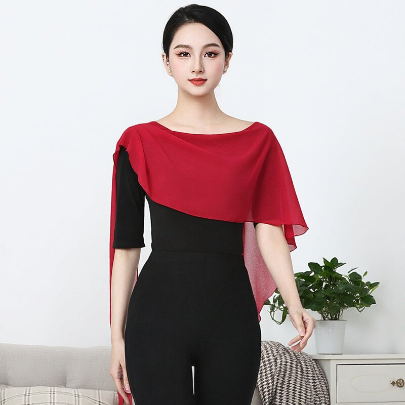 形体服上衣莫代尔连体女春夏季2026新款瑜伽走秀中袖导师舞蹈服