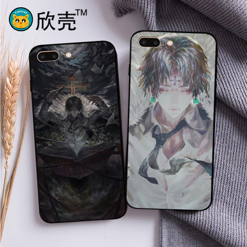 全职猎人库洛洛适用于11PRO手机壳XR苹果XS MAX磨砂6s软8plus华为