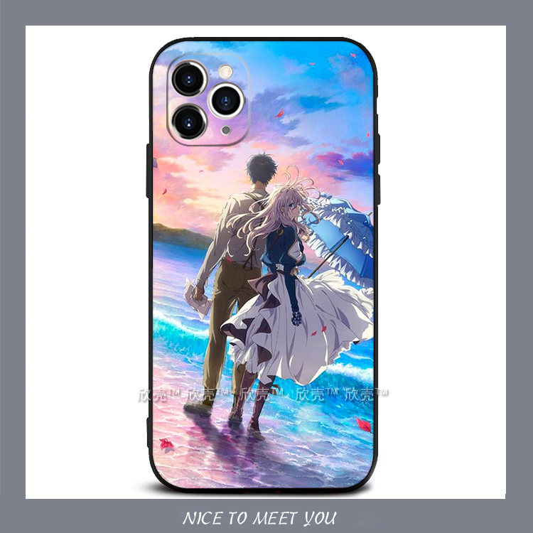 紫罗兰永恒花园手机壳iphone11适用12pro苹果xsmax剧场版8p红米40