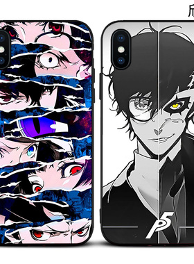 女神异闻录P5手机壳适用11PRO苹果XS MAX磨砂SE2软678plus华为P40