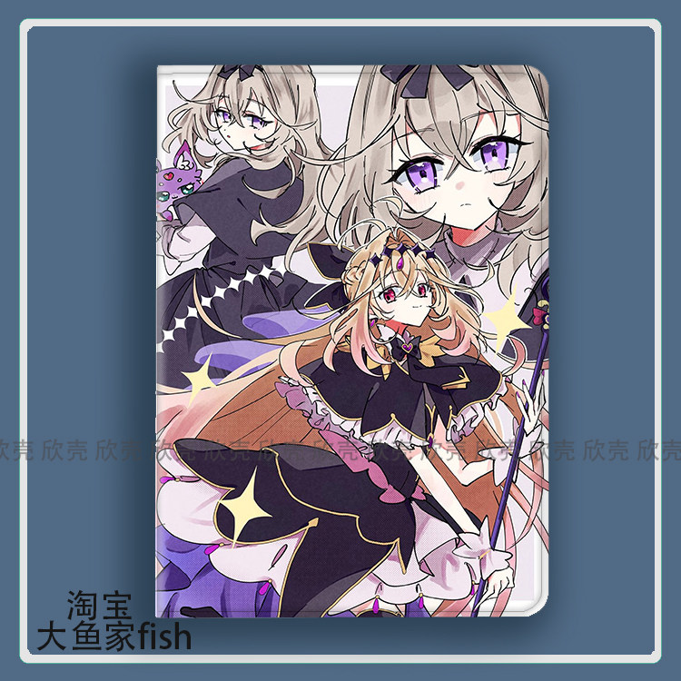 名侦探光之美少女森亚露露卡适用iPad10.2苹果Pro11寸Air5/6华为matepad10.4平板mini3/4保护套小米6spro红米