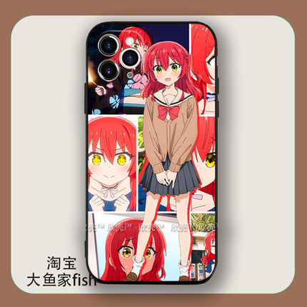 喜多郁代手机壳适用iphone14pro苹果8plus孤独摇滚xs max荣耀20s华为P40硅胶Reno9小米13一加ace2红米K50软壳