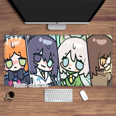 LimbusCompany边狱巴士周边 大号办公桌垫键盘垫 锁边鼠标垫 防滑