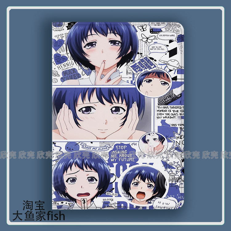 碧蓝之海 吉原爱菜 适用苹果Pro11寸Air3/4华为matepad10.8平板mini5/6保护套小米7pro荣耀v8红米SE 11三星S9