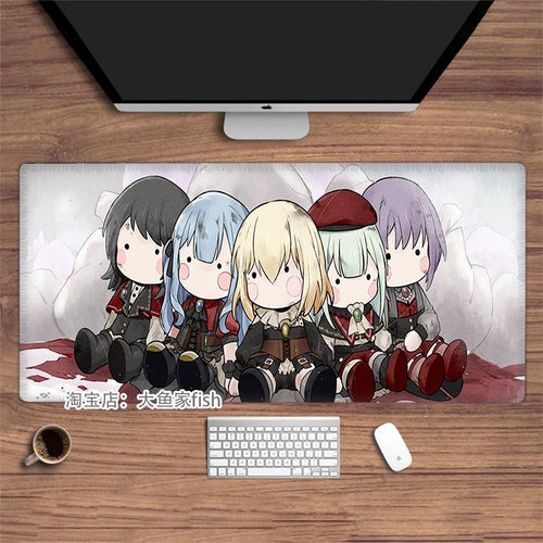 bangdream邦邦Ave Mujica颂乐人偶周边 鼠标垫 办公桌垫 锁边防滑