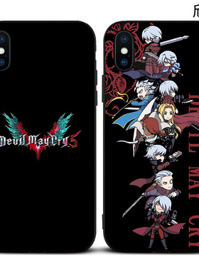 DevilMayCry鬼泣5手机壳适用iPhoneXS MAX防摔7磨砂软8plus挂绳6s