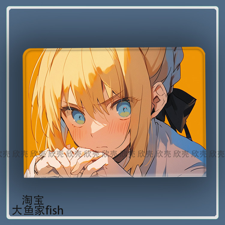 fate吾王saber阿尔托利亚适用iPad10.2苹果Pro11寸Air3/4华为matepad10.8平板mini5/6保护套小米5Pro小新plus
