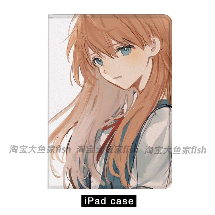 EVA明日香适用ipad10.2保护套Pro11新福音战士mini6笔槽air54华为