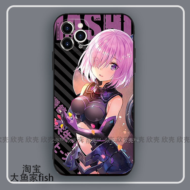 FATE/Fgo玛修手机壳适用iphone14pro max硅胶12苹果8plus红米note9小米13Ultra一加ACE2华为p60荣耀iqooneo软