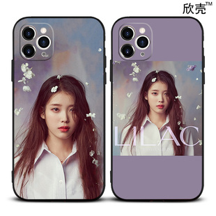 IU李智恩LILAC手机壳适用iphone12pro苹果XSMAX软8plus华为mate40