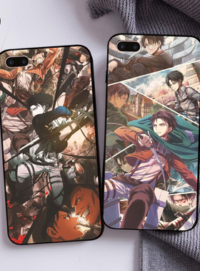 进击的巨人兵长手机壳适用11PRO苹果XS MAX磨砂6s8plus软XR利威尔
