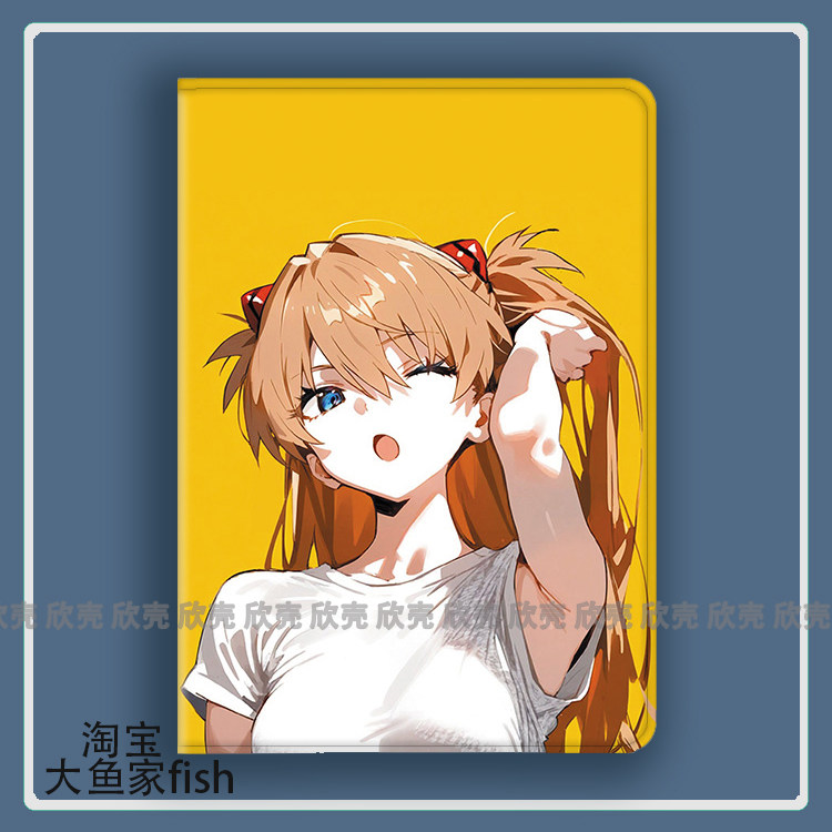 淀真嗣明日香EVA适用iPad10.2苹果Pro11寸Air6/5华为matepad10.4平板mini3/4保护套vivopad小米6pro荣耀x8