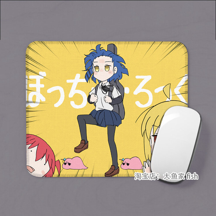 孤独摇滚 山田凉 伊地知虹夏办公桌桌垫 防滑硅胶 电竞锁边鼠标垫,电脑硬件/显示器/电脑周边,鼠标垫/贴/腕垫,淘宝优惠券,粉丝福利购,淘宝优惠卷