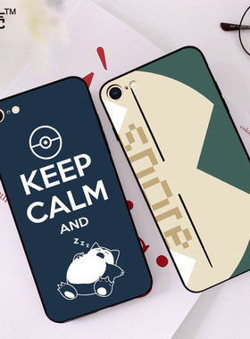 神奇宝贝卡比兽手机壳适用iPhone11PRO苹果XS MAX磨砂678plus华为