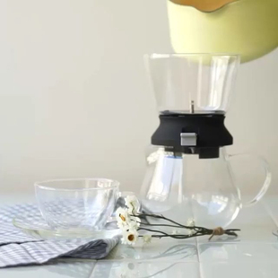 日本HARIO耐热玻璃王日式冷泡茶壶公道杯分享壶套装客厅450ML