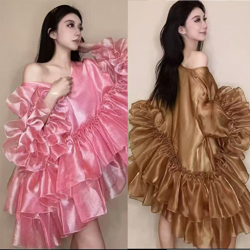 高级感上衣宽松短裙设计感