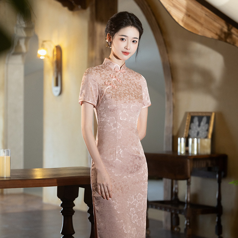 新中式日常旗袍莹杉复古国风