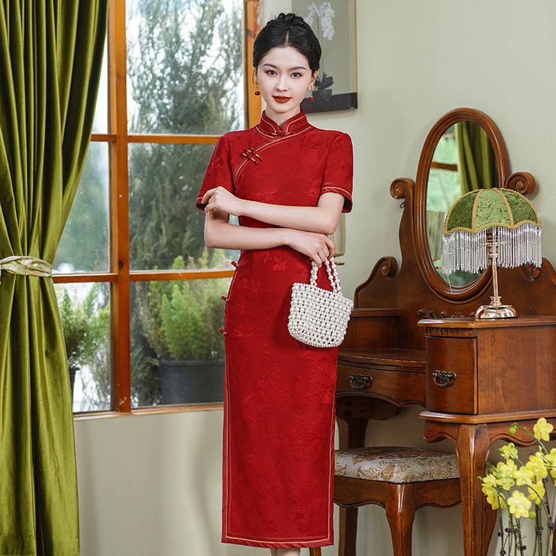 2024年日常旗袍莹杉新中式复古