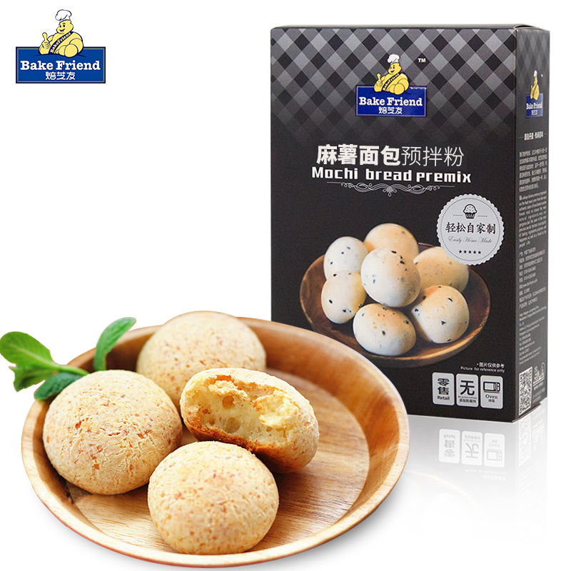 焙芝友韩式300g原材料麻薯面包