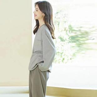外穿 设计感格子德绒加厚睡衣女秋冬季 2024新款 保暖家居服大码 套装