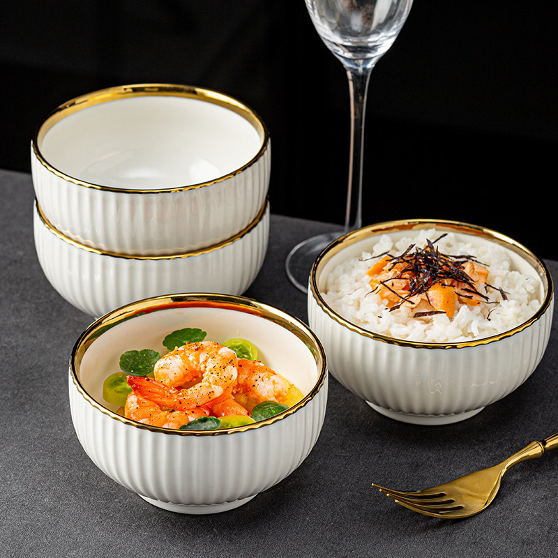 陶瓷碗高级感白色小碗女生可爱网红吃饭碗米饭碗单个家用碗盘餐具,餐饮具,碗,淘宝优惠券,粉丝福利购,淘宝优惠卷