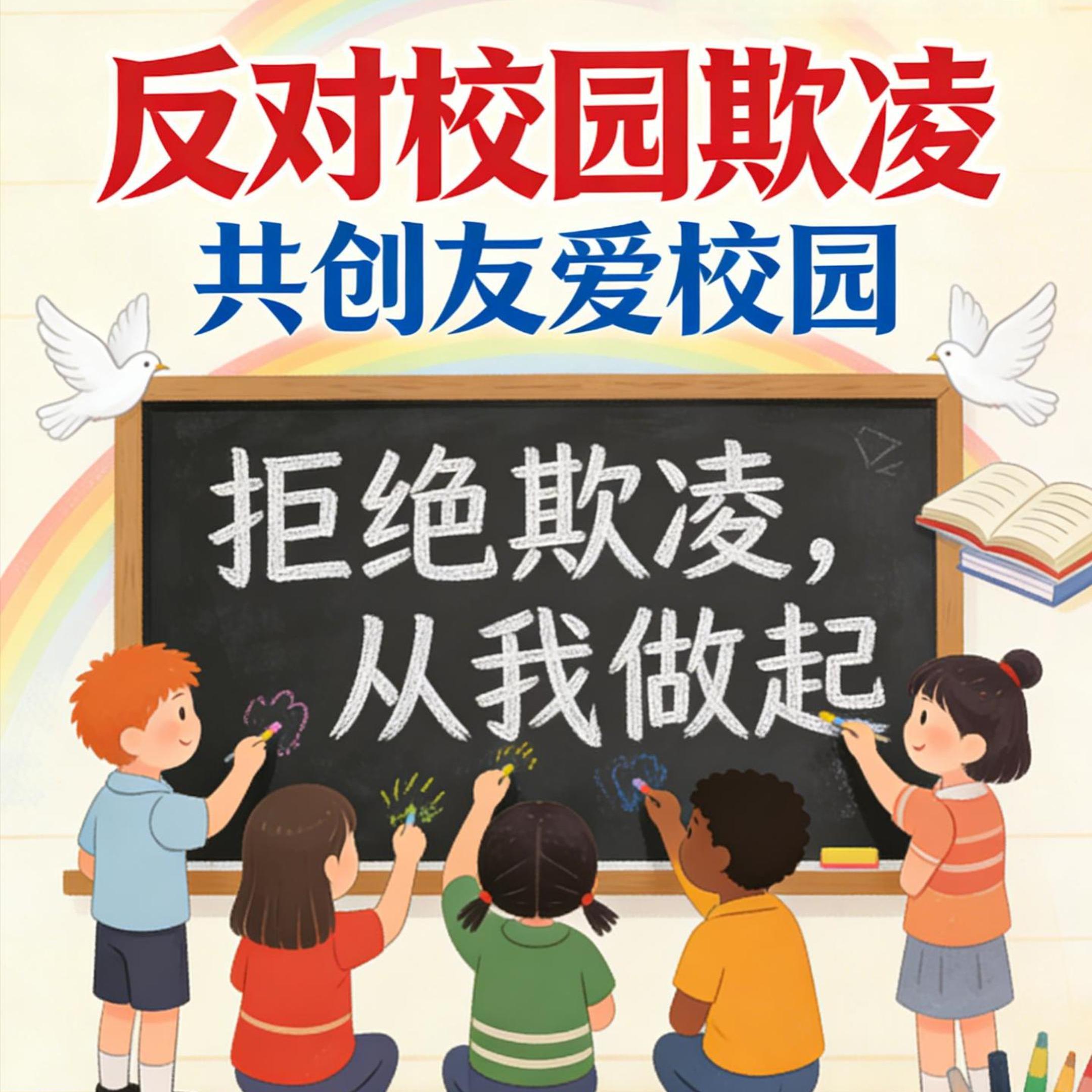 防欺凌专题宣传教育优秀作品图片H5动画视频音频文本PPT