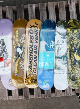 进口ANTIHERO滑板板面 双翘动作四轮板ANTI HERO 8.0 8.125 8.5