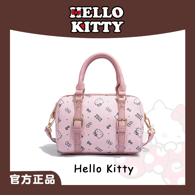 HelloKitty时尚百搭质感波士顿包