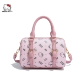 HelloKitty凯蒂猫波士顿包时尚 百搭女士斜挎包轻奢质感手提单肩包