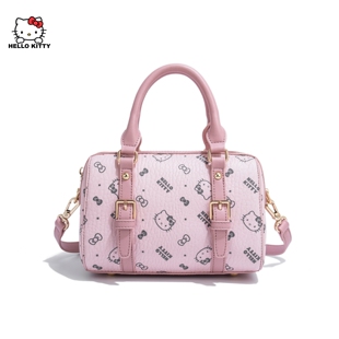 HelloKitty凯蒂猫波士顿包时尚 百搭女士斜挎包轻奢质感手提单肩包