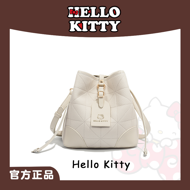 HelloKitty时尚小香风休闲水桶包