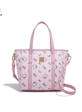 HelloKitty凯蒂猫菜篮子包时尚印花手提包包女小众迷你斜挎单肩包