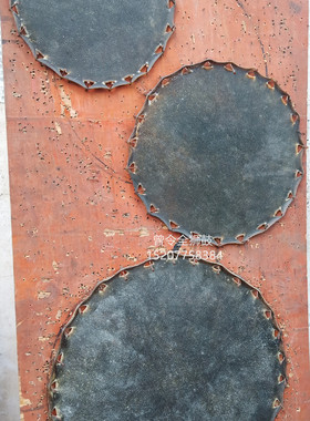 鼓皮面大水牛皮厂家直销 舞狮鼓醒狮鼓南狮鼓制作用料包邮