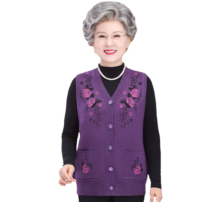 中老年时尚妈妈装马甲