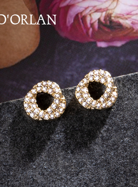 高级感气质纯银耳钉女小众设计感简约小巧轻奢网红耳饰冷淡风耳环