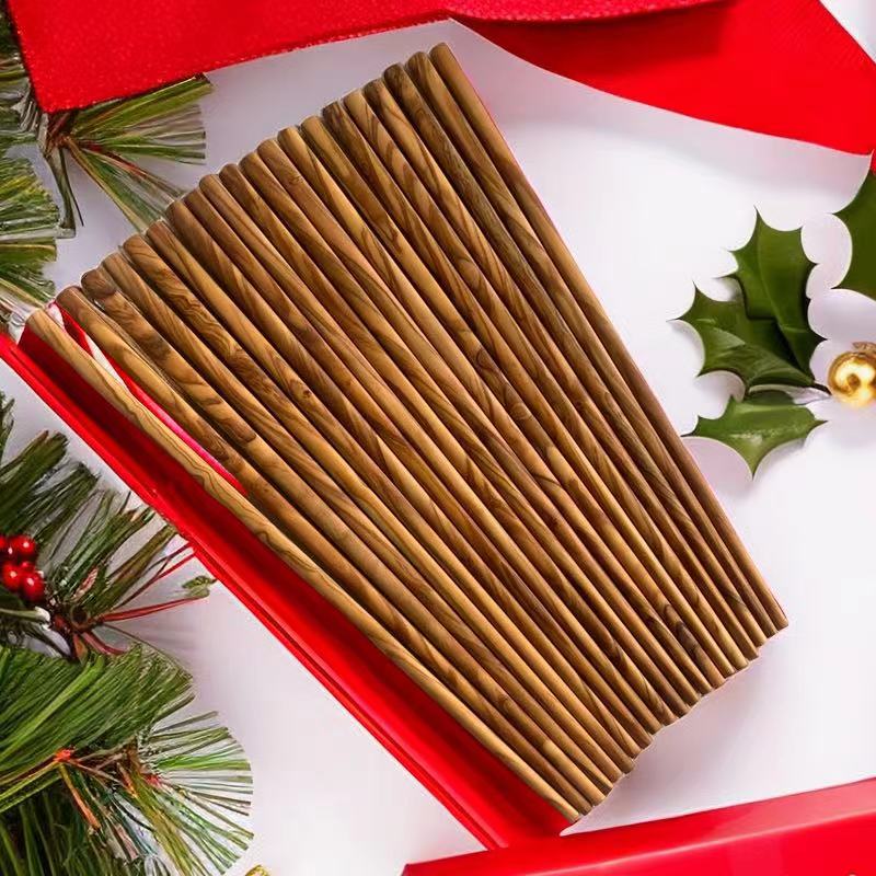 高档筷子Lyscore实木无漆无腊