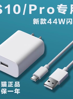 菲米斯适用vivos10Pro充电器44W超快闪充VIVOS10手机充电插头s10pro快充数据线加长2米wantti44瓦极速快充