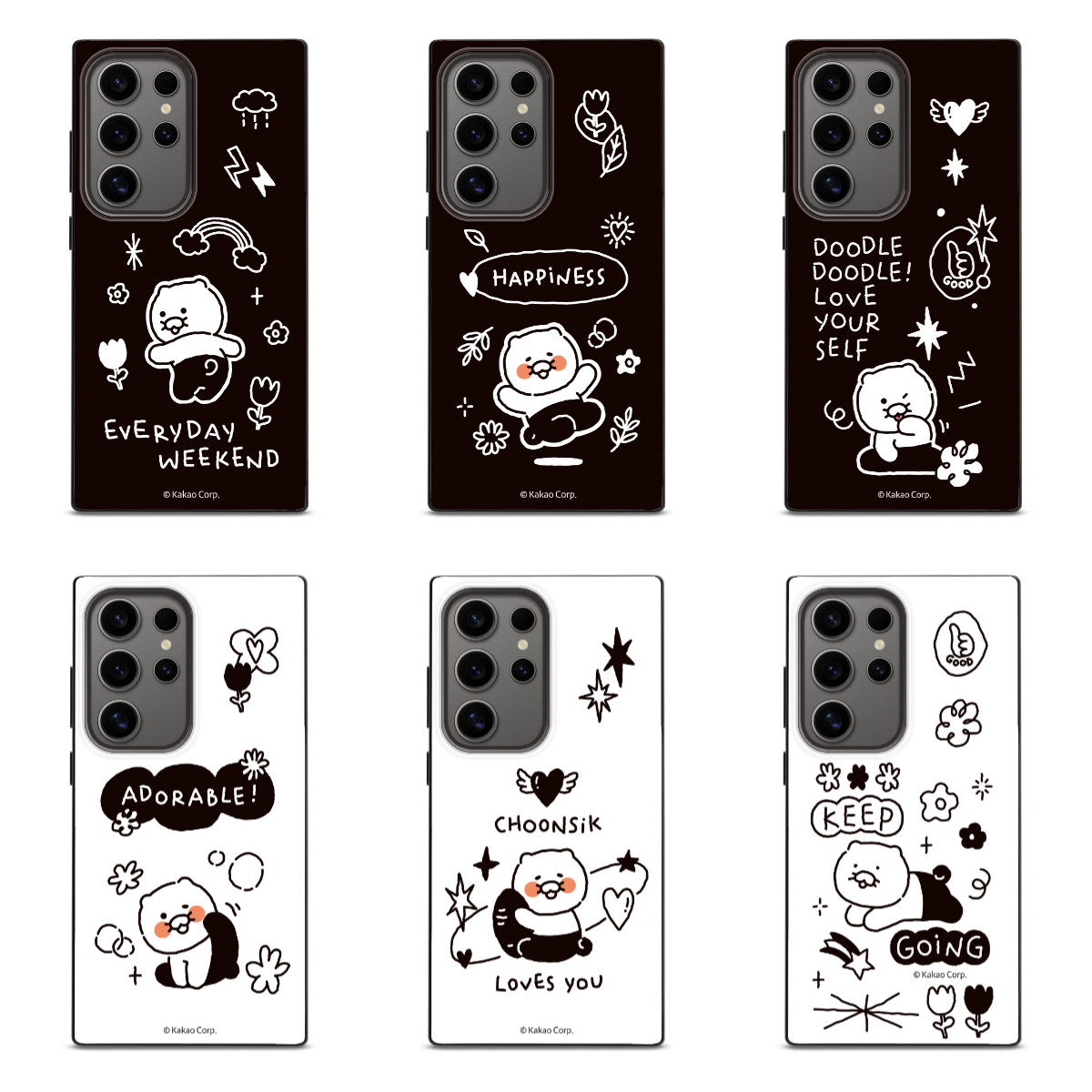 韩国KAKAO FRIENDS三星S26Ultra手机壳插卡防摔手机套春植放卡套