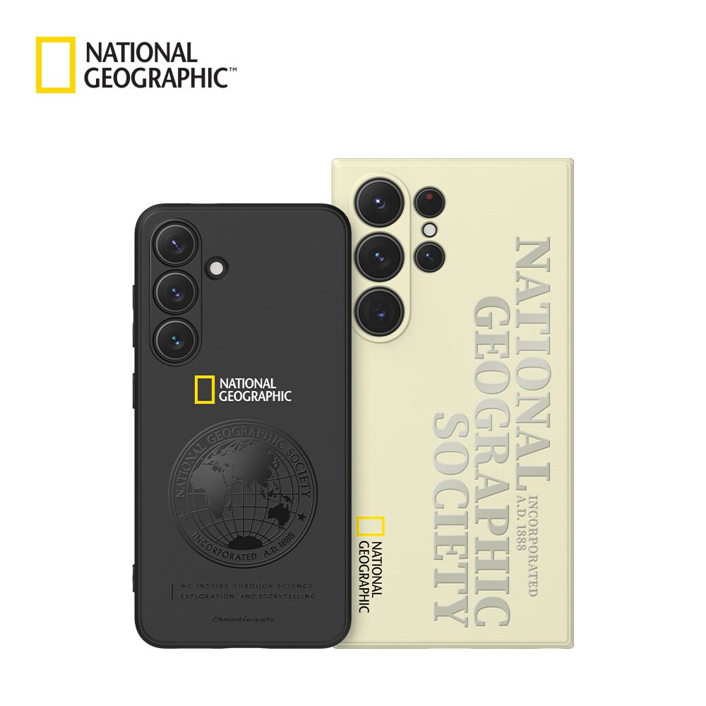 国家地理适用三星s25ultra手机壳液态硅胶保护套软边全包一体手机壳精孔摄像头经典地球图logo字母S24防摔壳