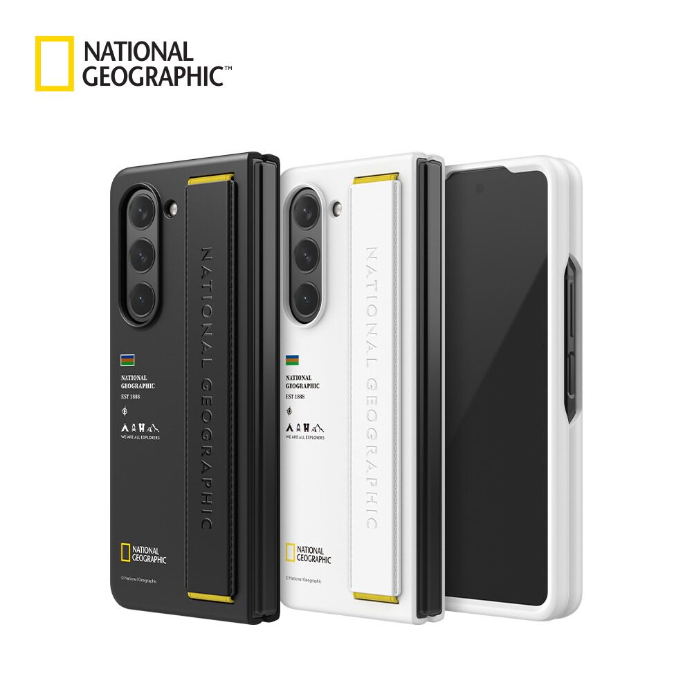 国家地理三星fold7手机壳腕带防滑 fold6保护套保护壳超薄硬壳w26
