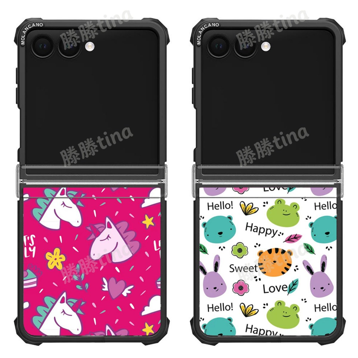 韩国molan适用三星折叠磁吸flip7手机壳蕾丝蝴蝶结Z Flip6透明防摔保护壳可爱卡通创意高级小众女全包铰链,3C数码配件,手机保护套/壳,淘宝优惠券,粉丝福利购,淘宝优惠卷